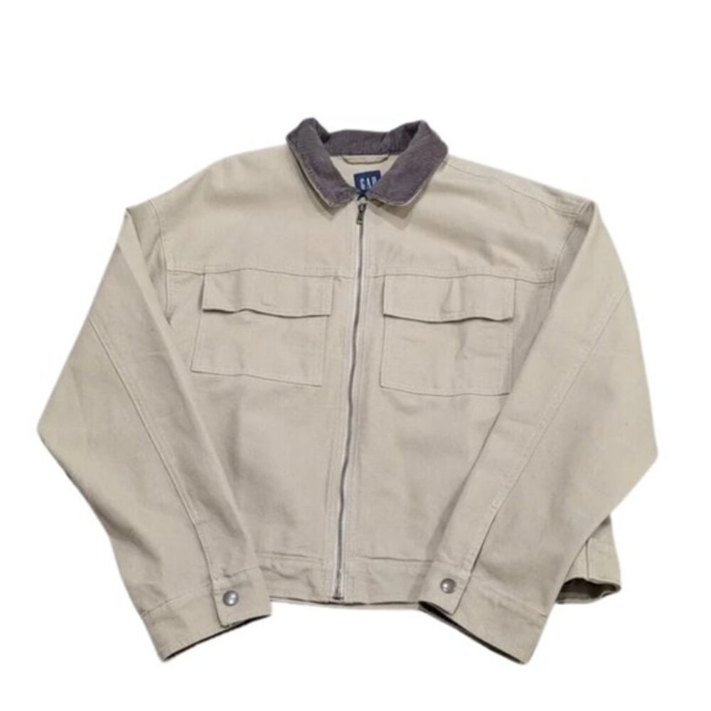 GAP Men's Barn Chore utility jacket Tan Brown M